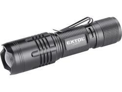 EXTOL 43143 svítilna 400lm, zoom, USB nabíjení, CREE XTE 5W